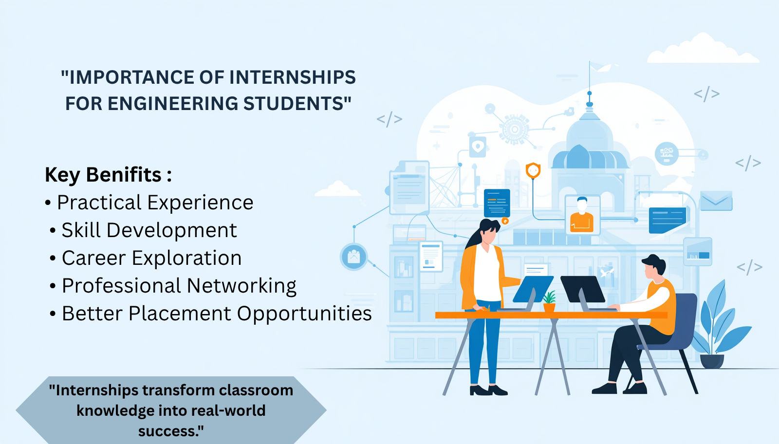 Importance of Internships for Engineering Students