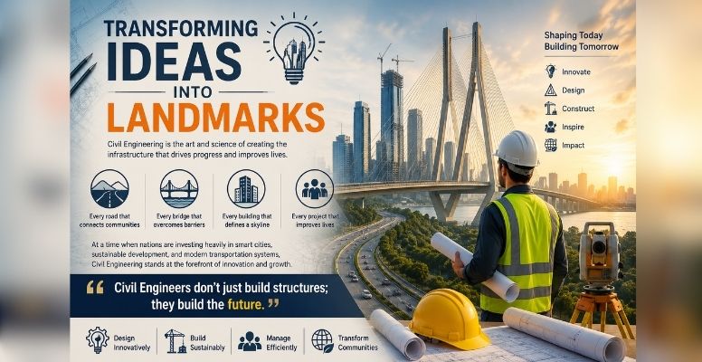 Transforming Ideas into Landmarks: Why Civil Engineering Builds the Future