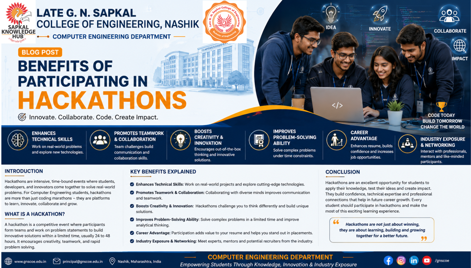 Benefits of Participating in Hackathons