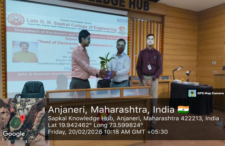 Expert Talk on Need of Electronics as an Automation in Industry