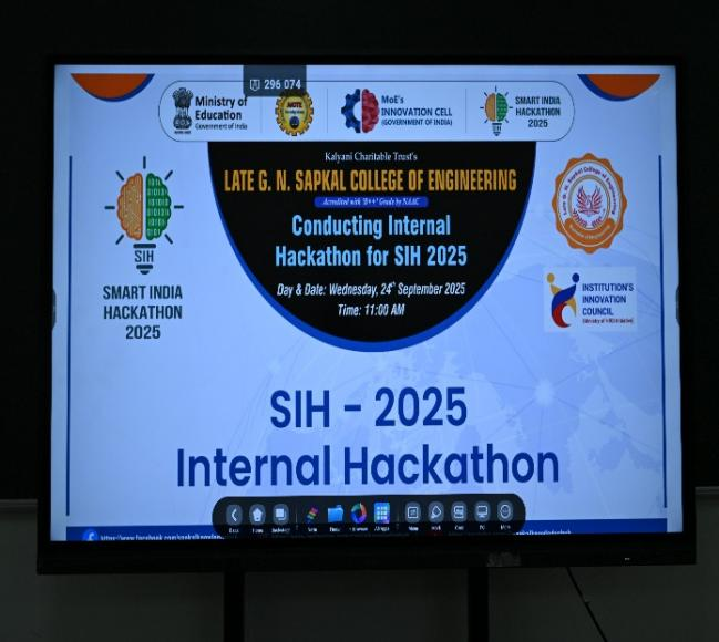 Internal Smart India Hackathon – 2025