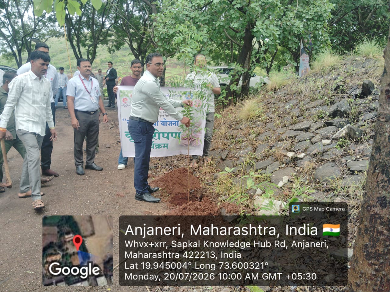 Tree Plantation Activity in the college campus on the occasion of founders day 2026