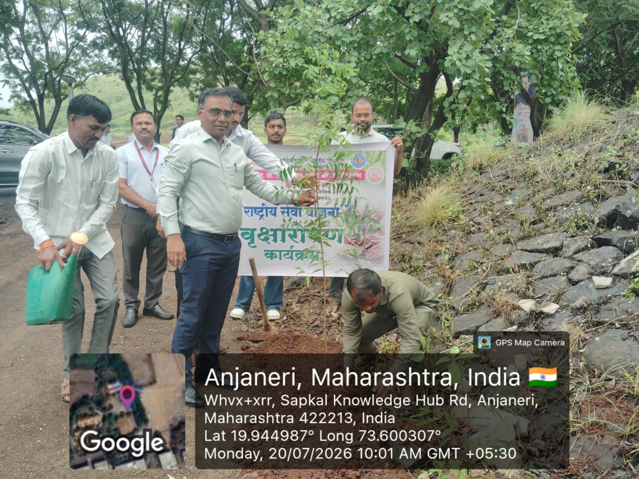 Tree Plantation Activity in the college campus on the occasion of founders day 2026