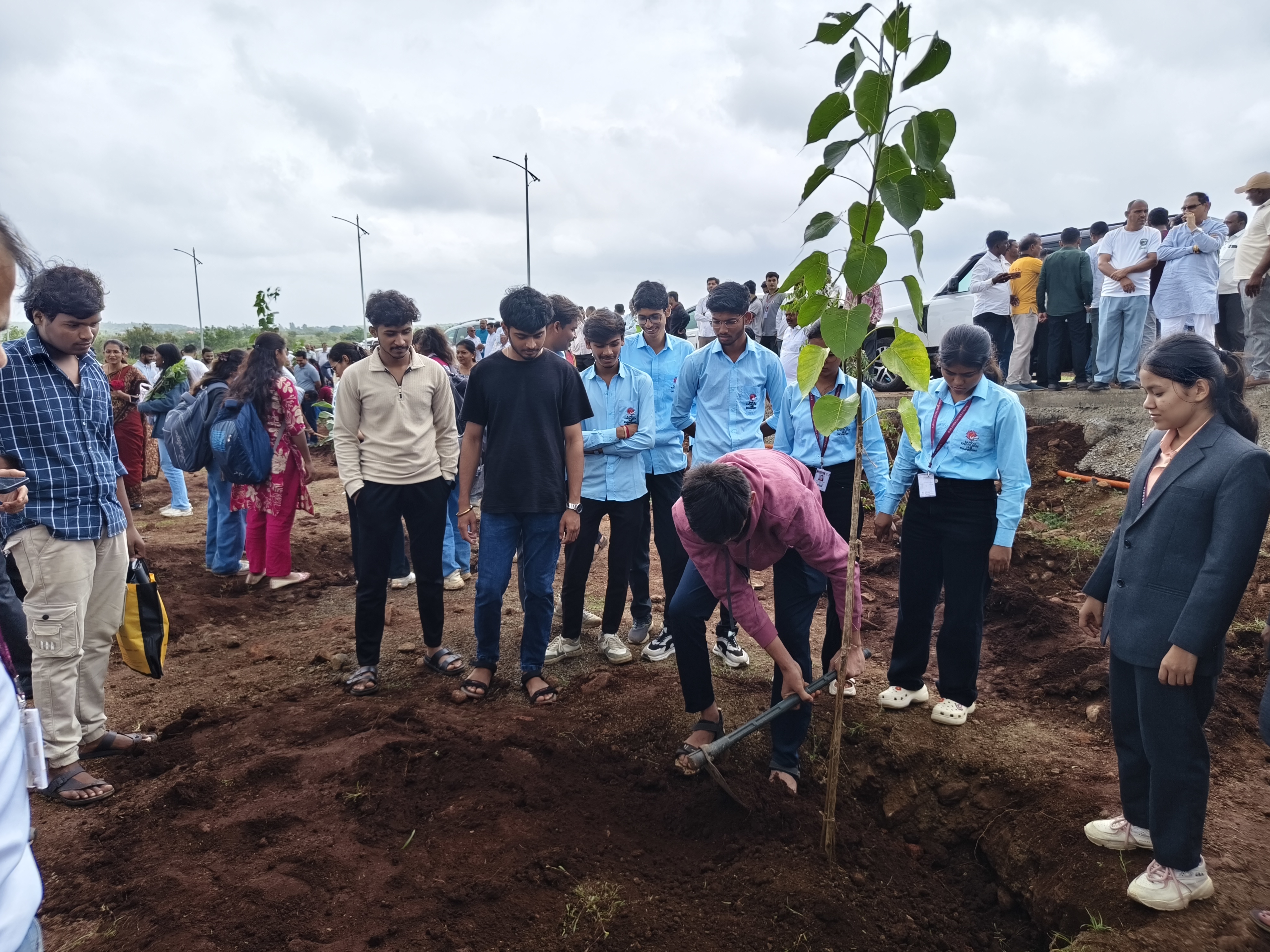 Tree Plantation Drive at University Sub Center Nashik Campus