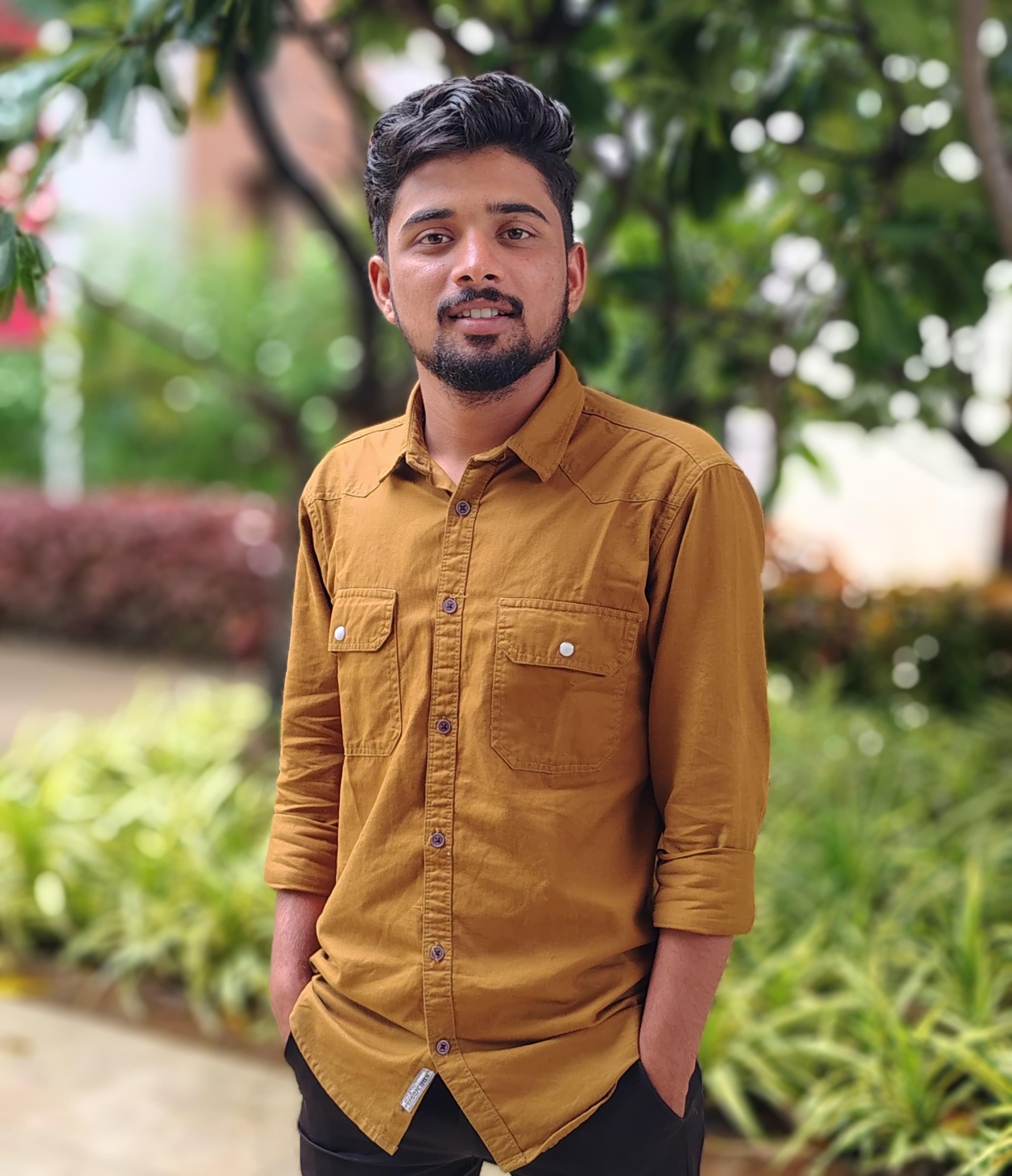Placement student Mayur Sonawane