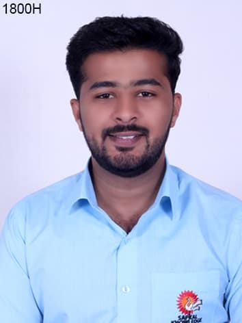 Placement student Shubham Borase